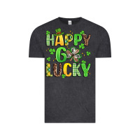 Vintage Black happy go lucky Vintage Tee - Artiststas
