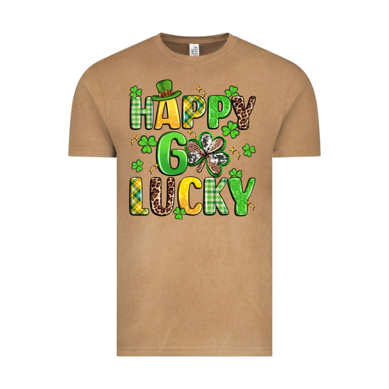 Happy Go Lucky Vintage Tee by Artiststas | Teevron