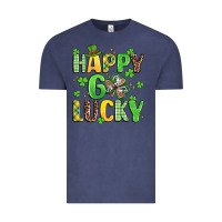 Vintage Denim happy go lucky Vintage Tee - Artiststas