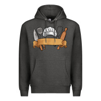 Charcoal Heather customized chef tools Premium Hoodie - MaliasSmallBusiness