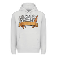 Dove Grey customized chef tools Premium Hoodie - MaliasSmallBusiness
