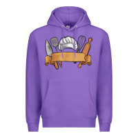 Purple customized chef tools Premium Hoodie - MaliasSmallBusiness