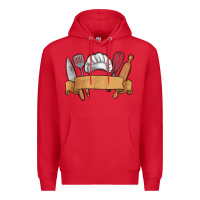 Red customized chef tools Premium Hoodie - MaliasSmallBusiness