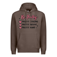 Coffee be pretty strong brave kind Premium Hoodie - MaliasSmallBusiness