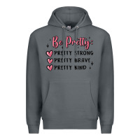 Rock be pretty strong brave kind Premium Hoodie - MaliasSmallBusiness
