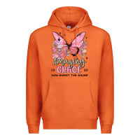 Carrot amazing grace how sweet the sound butterfly Premium Hoodie - MaliasSmallBusiness