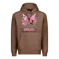 Chestnut amazing grace how sweet the sound butterfly Premium Hoodie - MaliasSmallBusiness