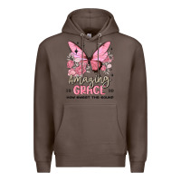 Coffee amazing grace how sweet the sound butterfly Premium Hoodie - MaliasSmallBusiness