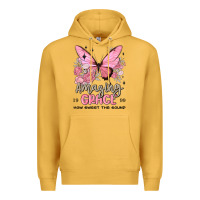 Amazing Grace How Sweet The Sound Butterfly Premium Hoodie | Teevron