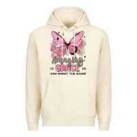 Tofu amazing grace how sweet the sound butterfly Premium Hoodie - MaliasSmallBusiness