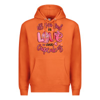 Carrot all you need is love and cupcakes valentines day Premium Hoodie - MaliasSmallBusiness