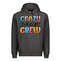 Charcoal Heather crazy cousin crew Premium Hoodie - MaliasSmallBusiness