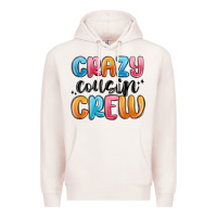 Pale Pink crazy cousin crew Premium Hoodie - MaliasSmallBusiness