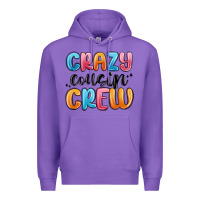 Purple crazy cousin crew Premium Hoodie - MaliasSmallBusiness