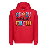 Red crazy cousin crew Premium Hoodie - MaliasSmallBusiness