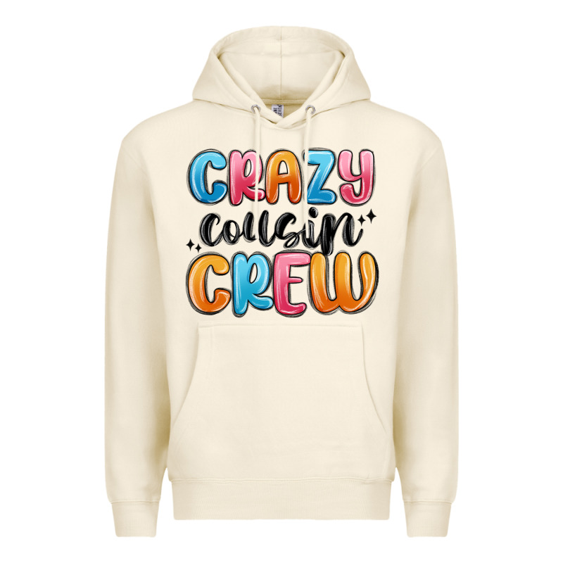 Crazy Cousin Crew Premium Hoodie by MaliasSmallBusiness | Teevron