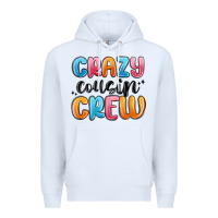 White crazy cousin crew Premium Hoodie - MaliasSmallBusiness