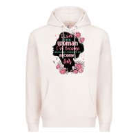Pale Pink i love the woman ive become Premium Hoodie - MaliasSmallBusiness
