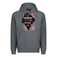 Rock i love the woman ive become Premium Hoodie - MaliasSmallBusiness