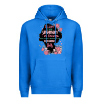 True Royal i love the woman ive become Premium Hoodie - MaliasSmallBusiness