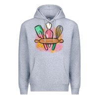 Heather Grey customized kitchen elements Premium Hoodie - MaliasSmallBusiness