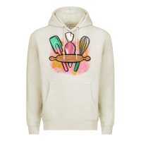 Oatmeal Heather customized kitchen elements Premium Hoodie - MaliasSmallBusiness