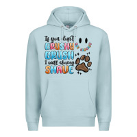 Blue Mist if you dont brushy brush i will shavey shave Premium Hoodie - MaliasSmallBusiness