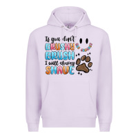Lilac if you dont brushy brush i will shavey shave Premium Hoodie - MaliasSmallBusiness