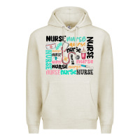 Oatmeal Heather nurse Premium Hoodie - MaliasSmallBusiness