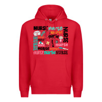 Red nurse Premium Hoodie - MaliasSmallBusiness