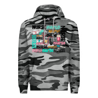 Slate Camo nurse Premium Hoodie - MaliasSmallBusiness