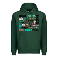 Sports Green nurse Premium Hoodie - MaliasSmallBusiness