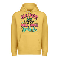 Antique Gold never let anyone dull your sparkle Premium Hoodie - MaliasSmallBusiness