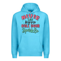 Ocean Blue never let anyone dull your sparkle Premium Hoodie - MaliasSmallBusiness