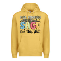Antique Gold not enough sage for this shit Premium Hoodie - MaliasSmallBusiness