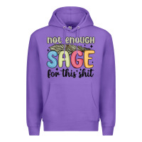 Purple not enough sage for this shit Premium Hoodie - MaliasSmallBusiness