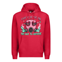 Cardinal love is in the air Premium Hoodie - MaliasSmallBusiness