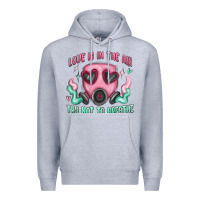 Heather Grey love is in the air Premium Hoodie - MaliasSmallBusiness