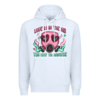 White love is in the air Premium Hoodie - MaliasSmallBusiness