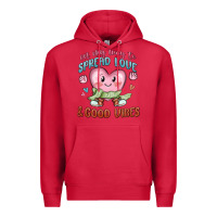 Cardinal on my way to spread love Premium Hoodie - MaliasSmallBusiness