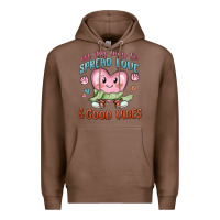 Chestnut on my way to spread love Premium Hoodie - MaliasSmallBusiness