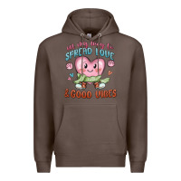 Coffee on my way to spread love Premium Hoodie - MaliasSmallBusiness