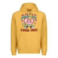 Mustard on my way to spread love Premium Hoodie - MaliasSmallBusiness