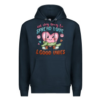Navy on my way to spread love Premium Hoodie - MaliasSmallBusiness