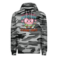 Slate Camo on my way to spread love Premium Hoodie - MaliasSmallBusiness