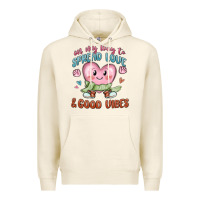 Tofu on my way to spread love Premium Hoodie - MaliasSmallBusiness