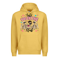 Antique Gold anti valentine club Premium Hoodie - MaliasSmallBusiness