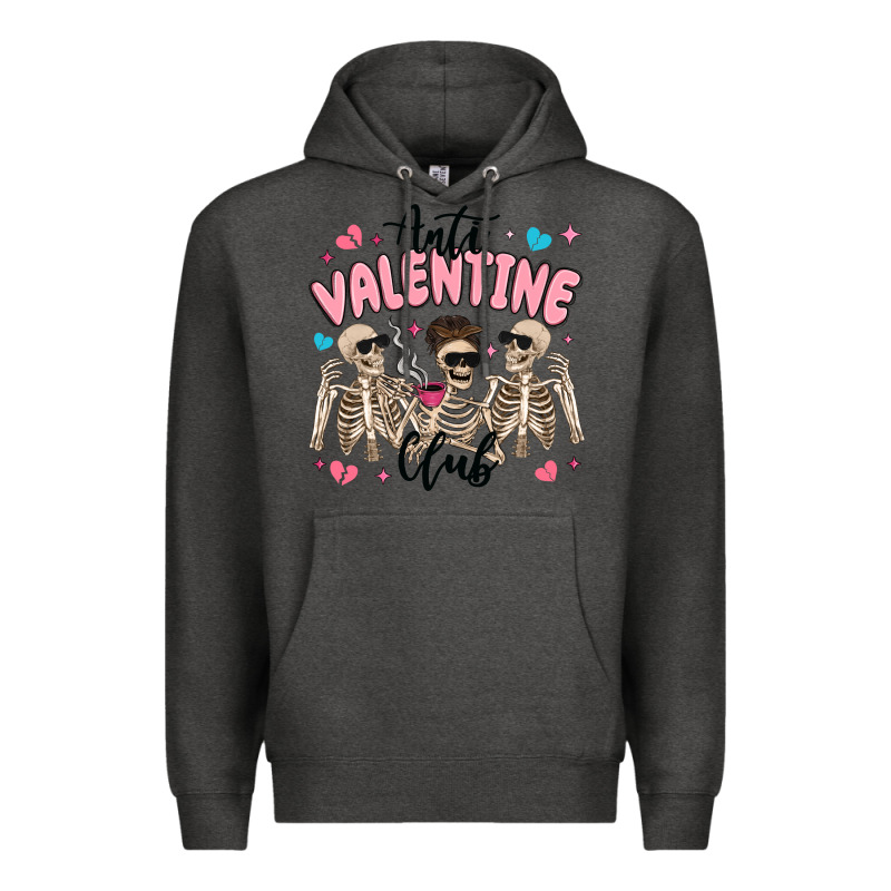 Anti Valentine Club Premium Hoodie by MaliasSmallBusiness | Teevron