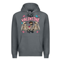 Rock anti valentine club Premium Hoodie - MaliasSmallBusiness