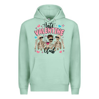 Seafoam anti valentine club Premium Hoodie - MaliasSmallBusiness
